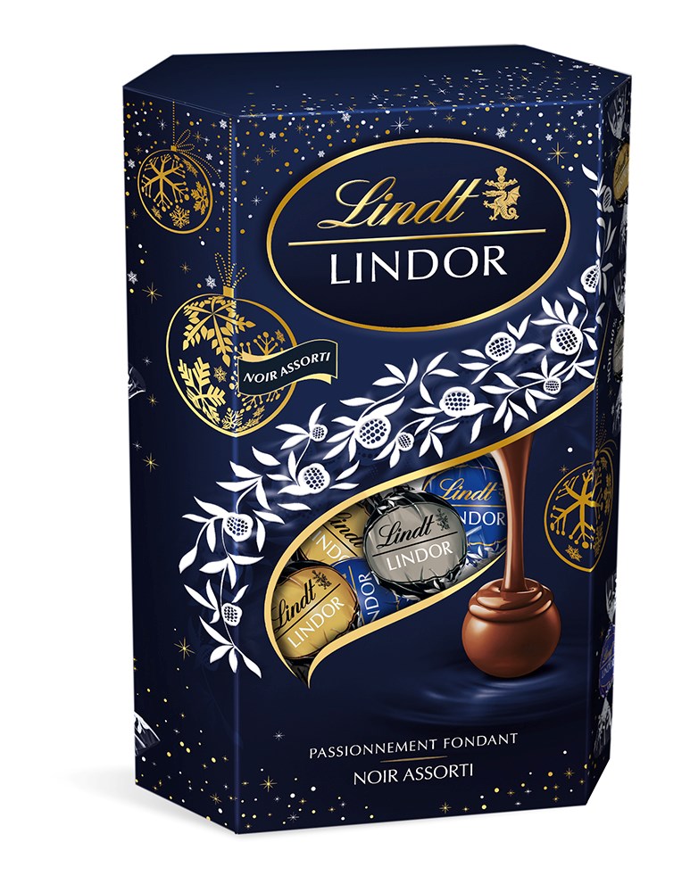 Lindt LINDOR ASSORTED DARK BLUE 337g