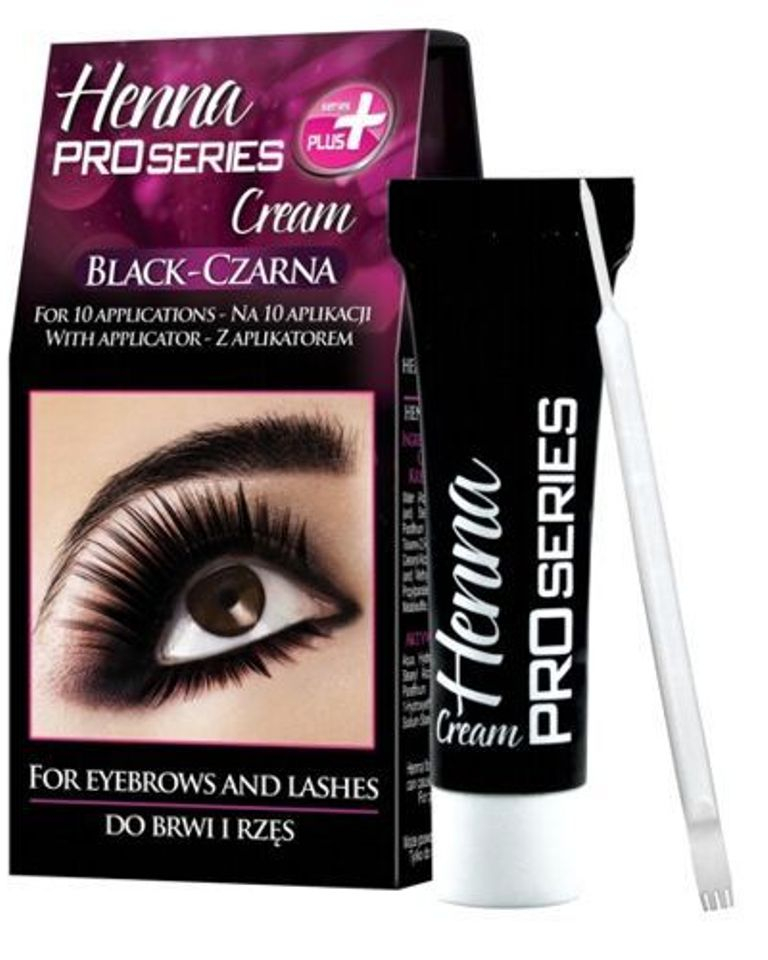 Henna krém na řasy černá 10apl