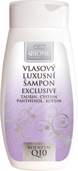 Drogerex BC Bione Cosmetics Exclusive Q10 vlasový luxusní šampon 260 ml
