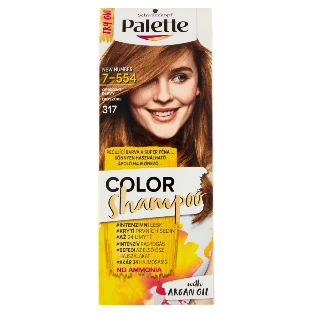 Levně PALETTE COLOR ŠAMPON OŘÍŠK.PLAVÝ 7-554 317