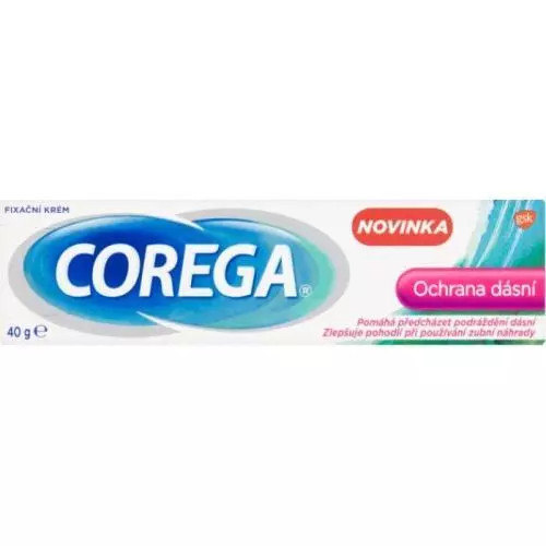 Glaxosmithkline Consumer COREGA FIXAČNÍ KRÉM 40G BEZ PŘÍCHUTI