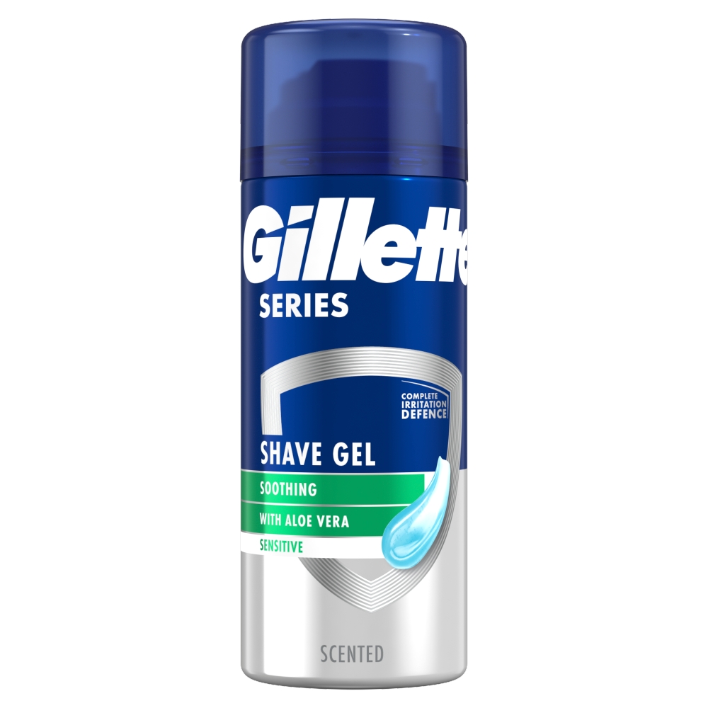 Levně Gillette series cestovní gel 75ml Sensitive