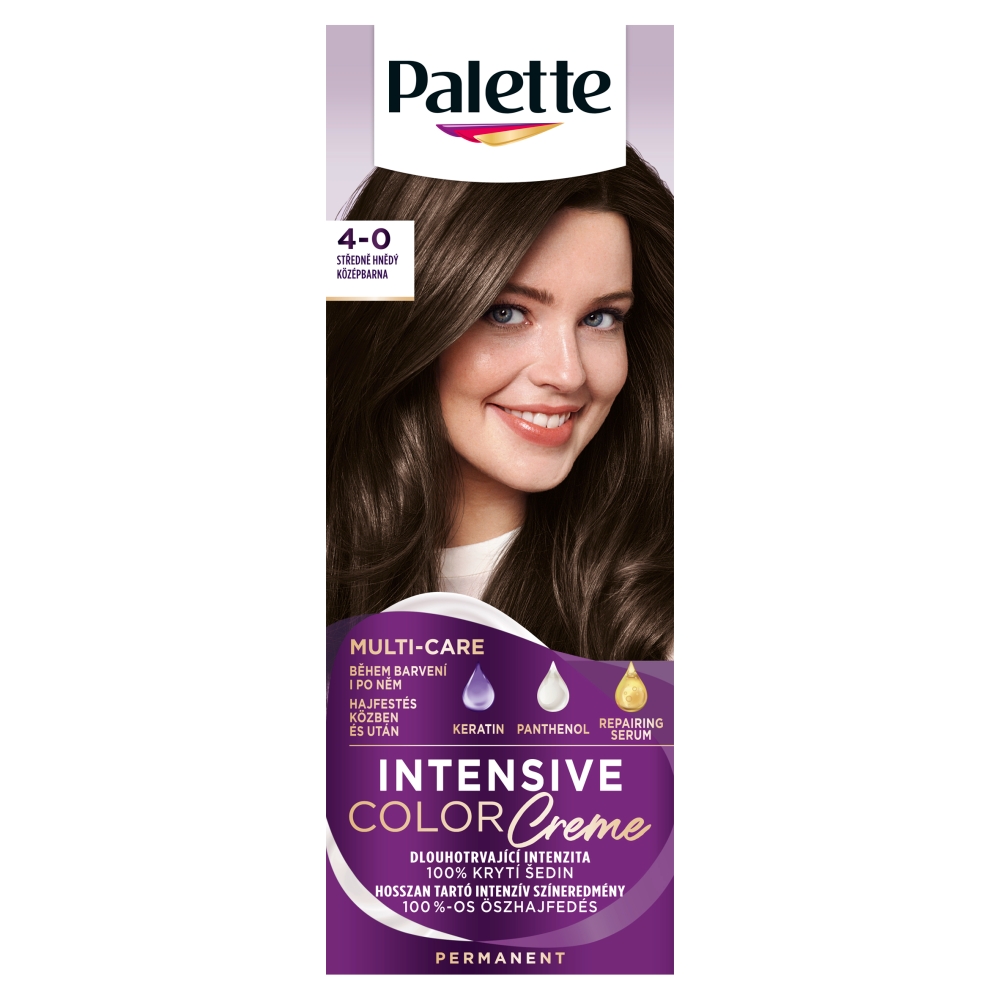 Levně PALETTE ICC STŘEDNĚ HNĚDÝ 4-0 N3