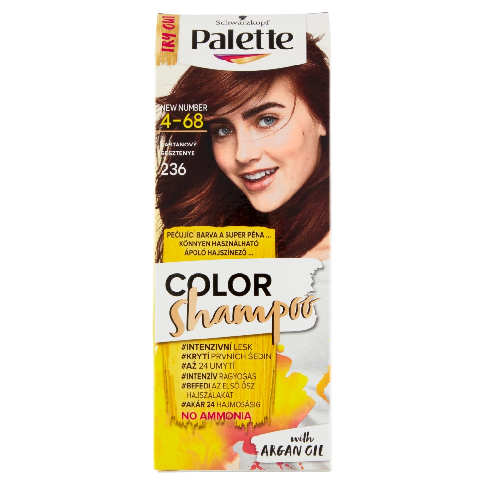 PALETTE COLOR ŠAMPON KAŠTANOVÝ 4-68 236