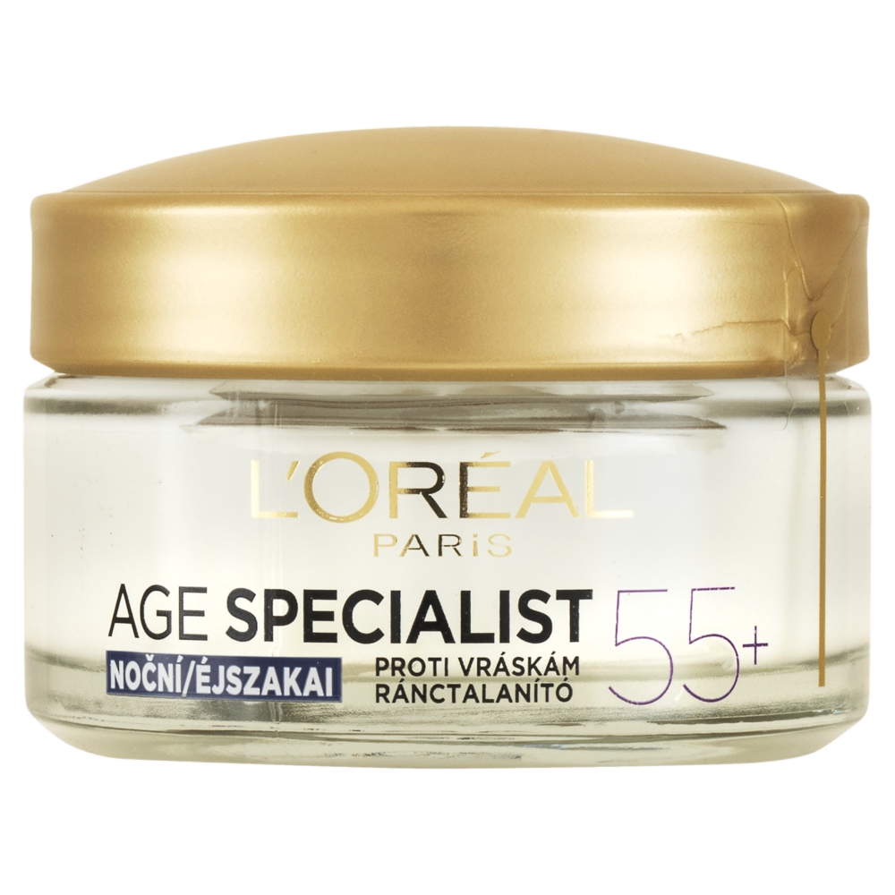 Levně L'Oréal Age Specialist noční krém proti vráskám 55+ 50 ml