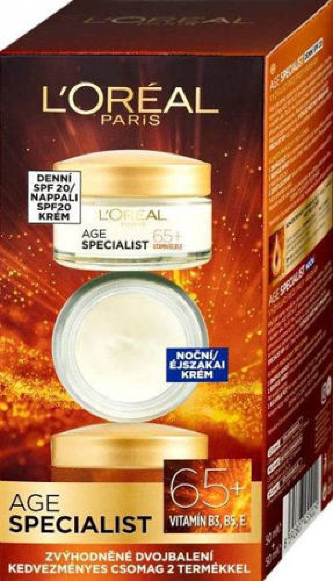 Loreal LOréal Paris Age Specialist 65 sada denního a nočního krému 2 x 50 ml dárková sada