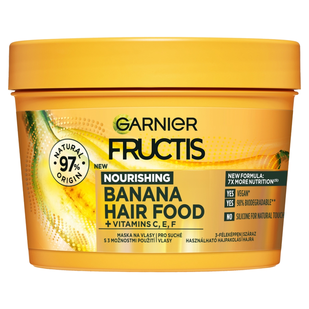 Banánová pecka pro vaše vlasy: Garnier Fructis Hair Food - doporučený vánoční dárek