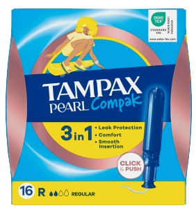 Tampax tampony (16ks/kra) Pearl Regular