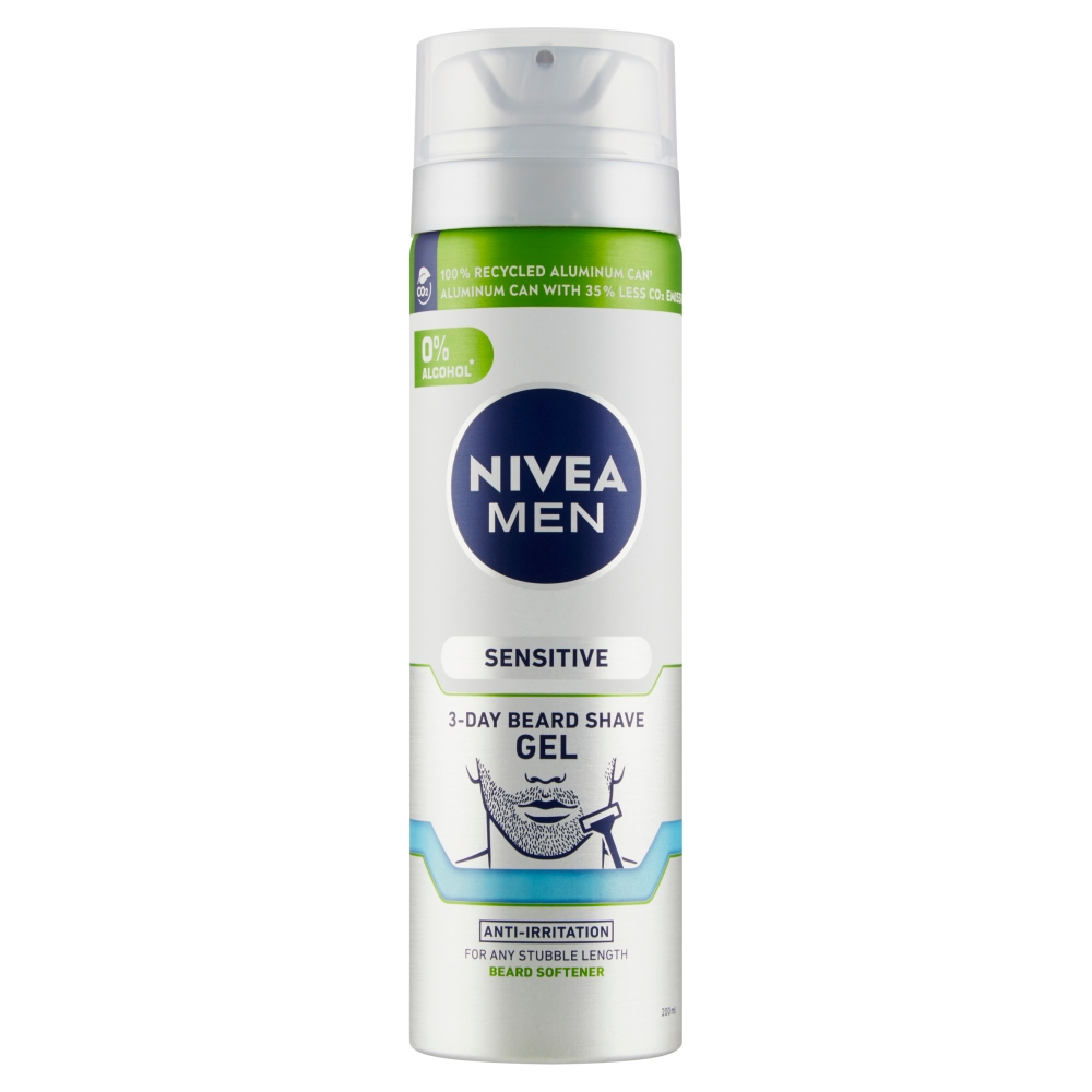 NIVEA MEN gel na holení 200ml strniště