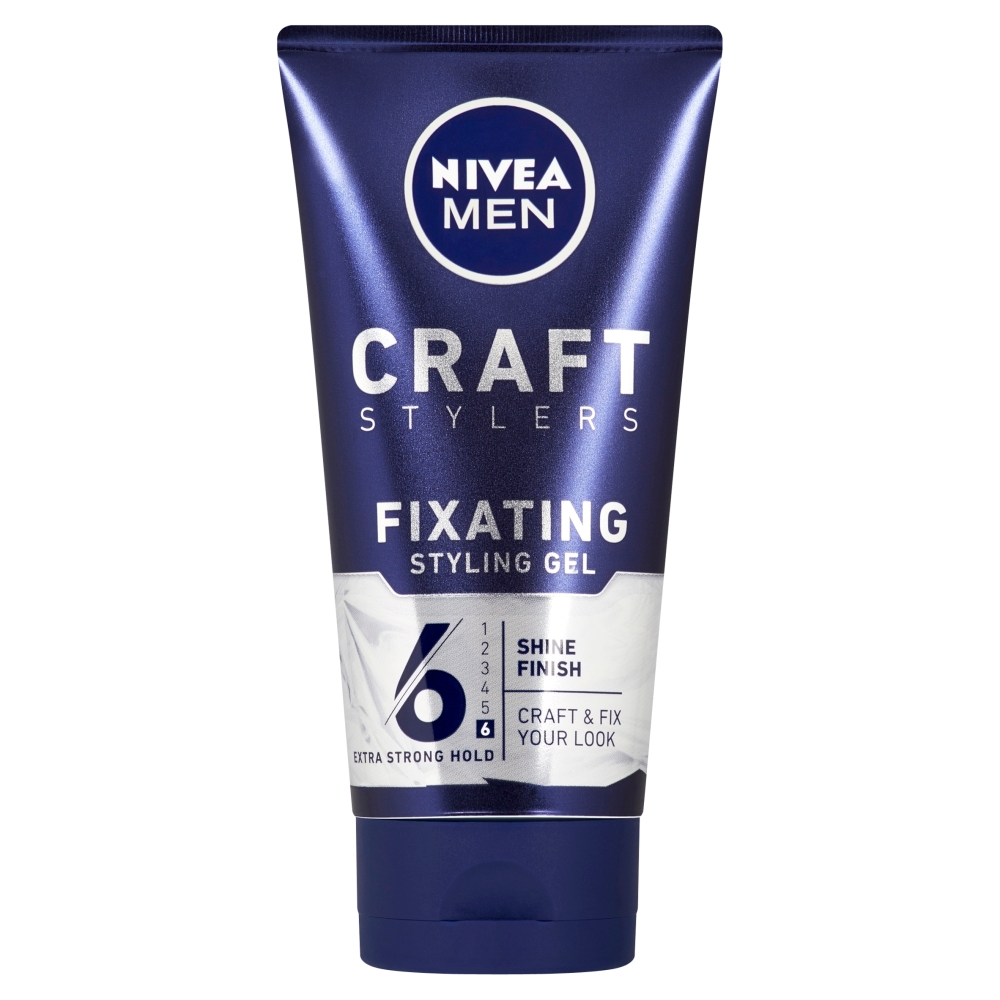 Nivea Men Craft Stylers Fixating gel na vlasy pro vysoký lesk 150 ml