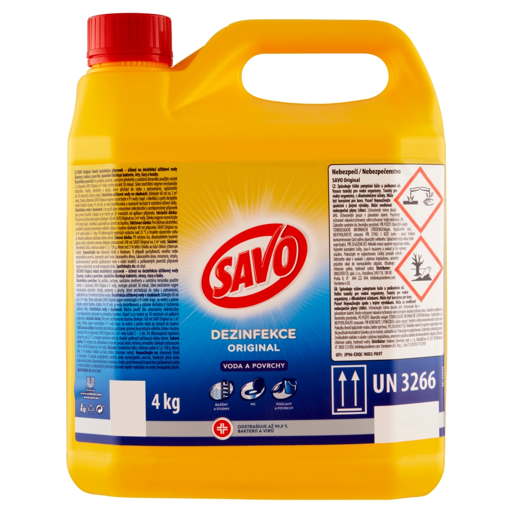 Dezinfekční prostředek Savo Original, 4 l