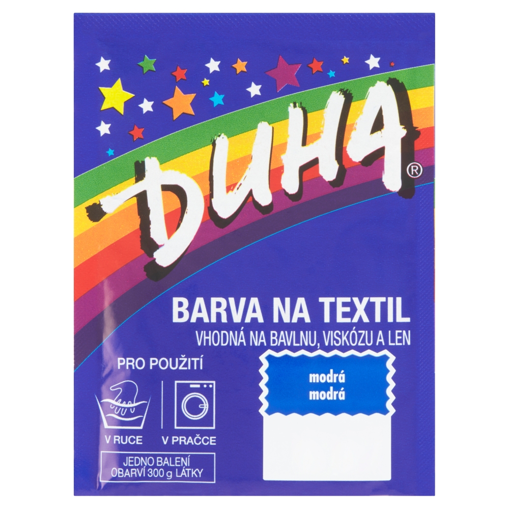 Duha barva na textil č.16 - 15g Modrá