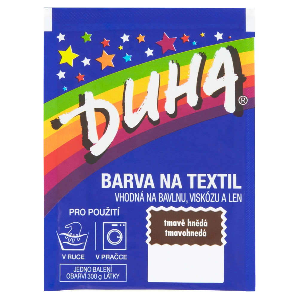 Duha barva na textil č.41 - 15g Tmavohnědá