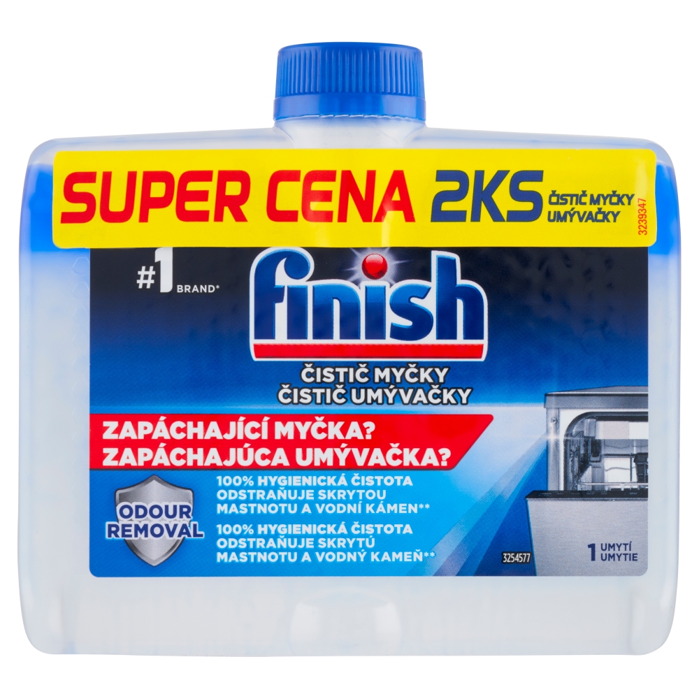 Finish Čistič myčky 2x250ml Regular DUO