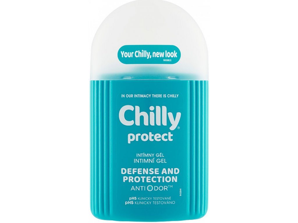 Chilly gel pro intimní hygienu 200ml Antibakteriální protect