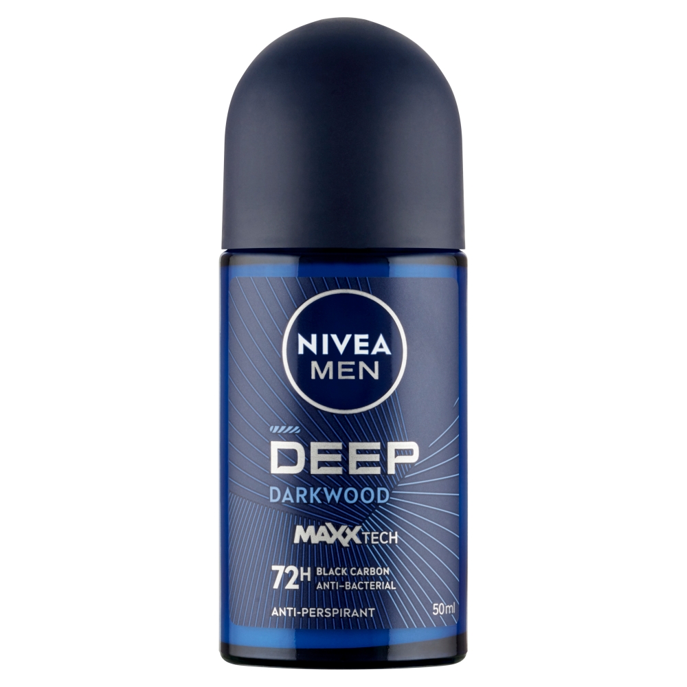 Levně Nivea Roll-on Men 50ml Deep Black Carbon