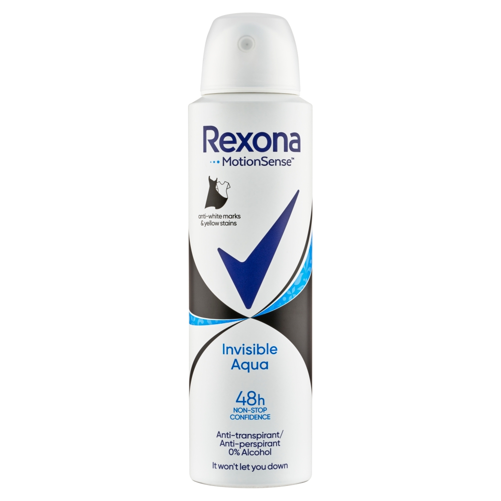 Rexona Invisible Aqua antiperspirant ve spreji 150 ml