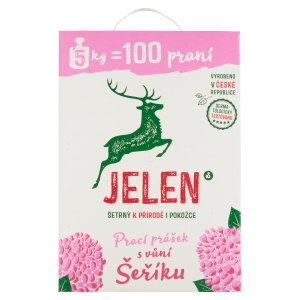 Levně Jelen prací prášek s mýdlovým základem šeřík 5kg 100PD