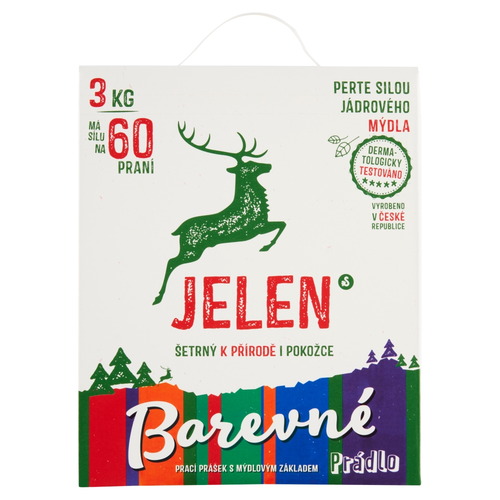 Jelen prací prášek na barevné prádlo 5kg 100PD