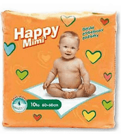 Happy mimi přebalovací podložky 10ks