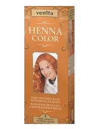 Venita Henna Color barvící balzám na vlasy 3 Červený pomeranč 75ml