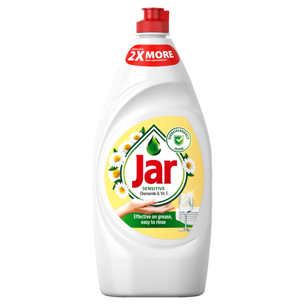 Prostředek na mytí nádobí Jar - Sensitive, 900 ml