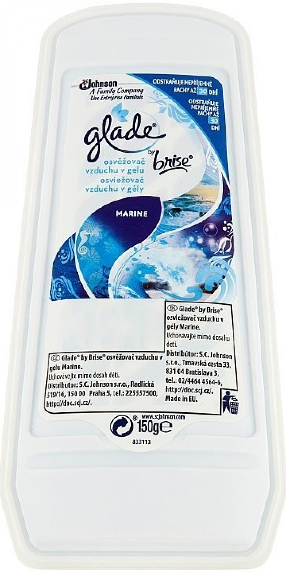 Osvěžovač vzduchu - Glade Marine, gelový