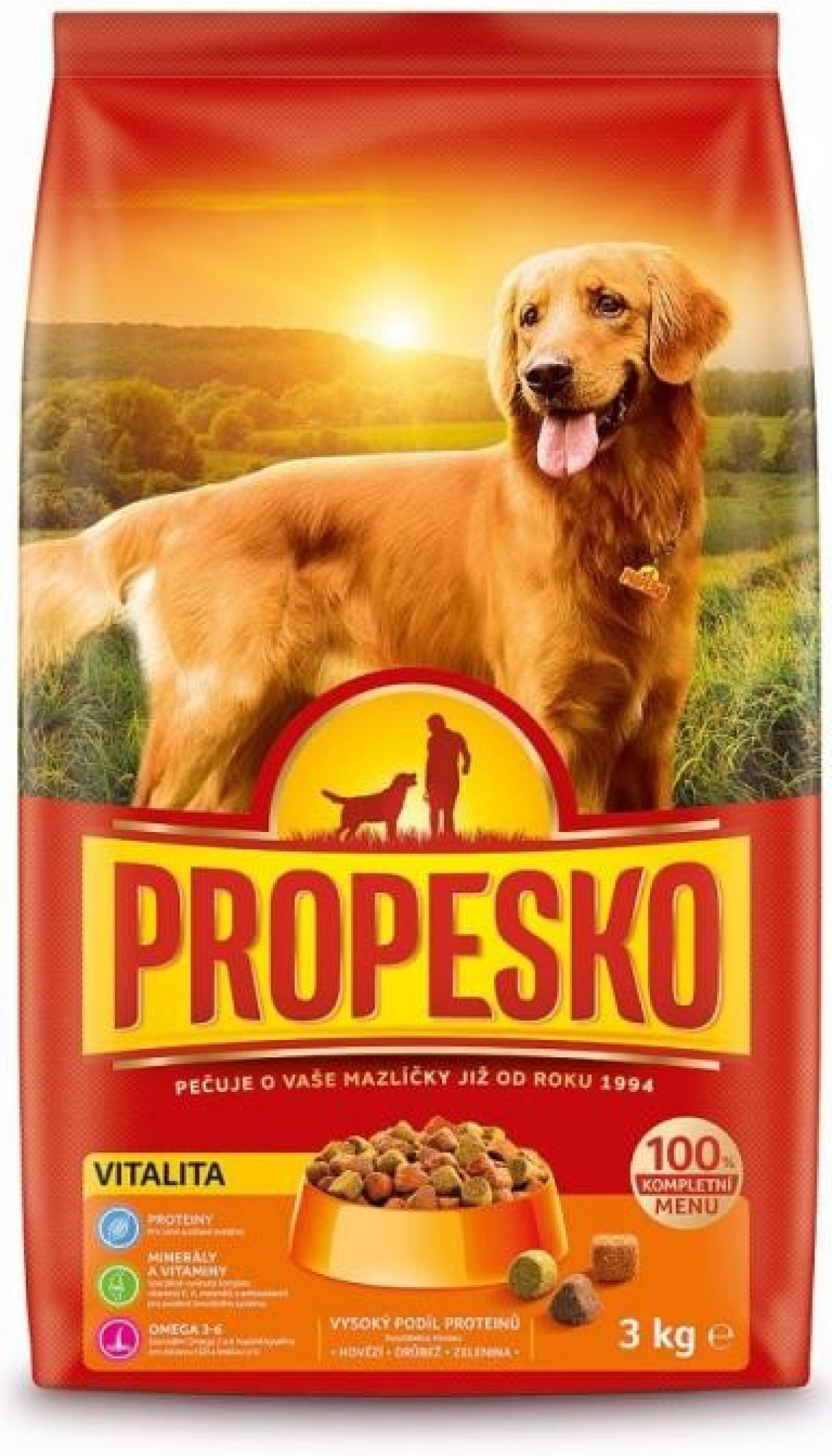 Propesko pes Vitality 3 kg