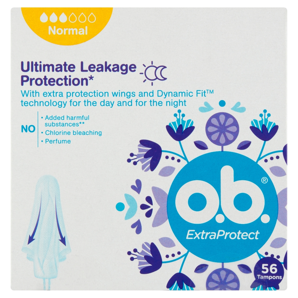 O.B. ExtraProtect Normal tampony 56 kusů