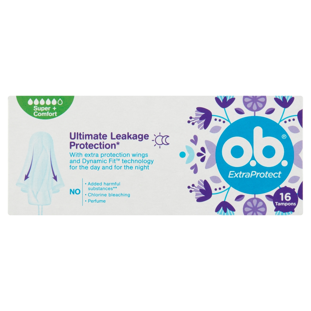 o.b. Extra Protect Super+ Comfort tampony 16 ks