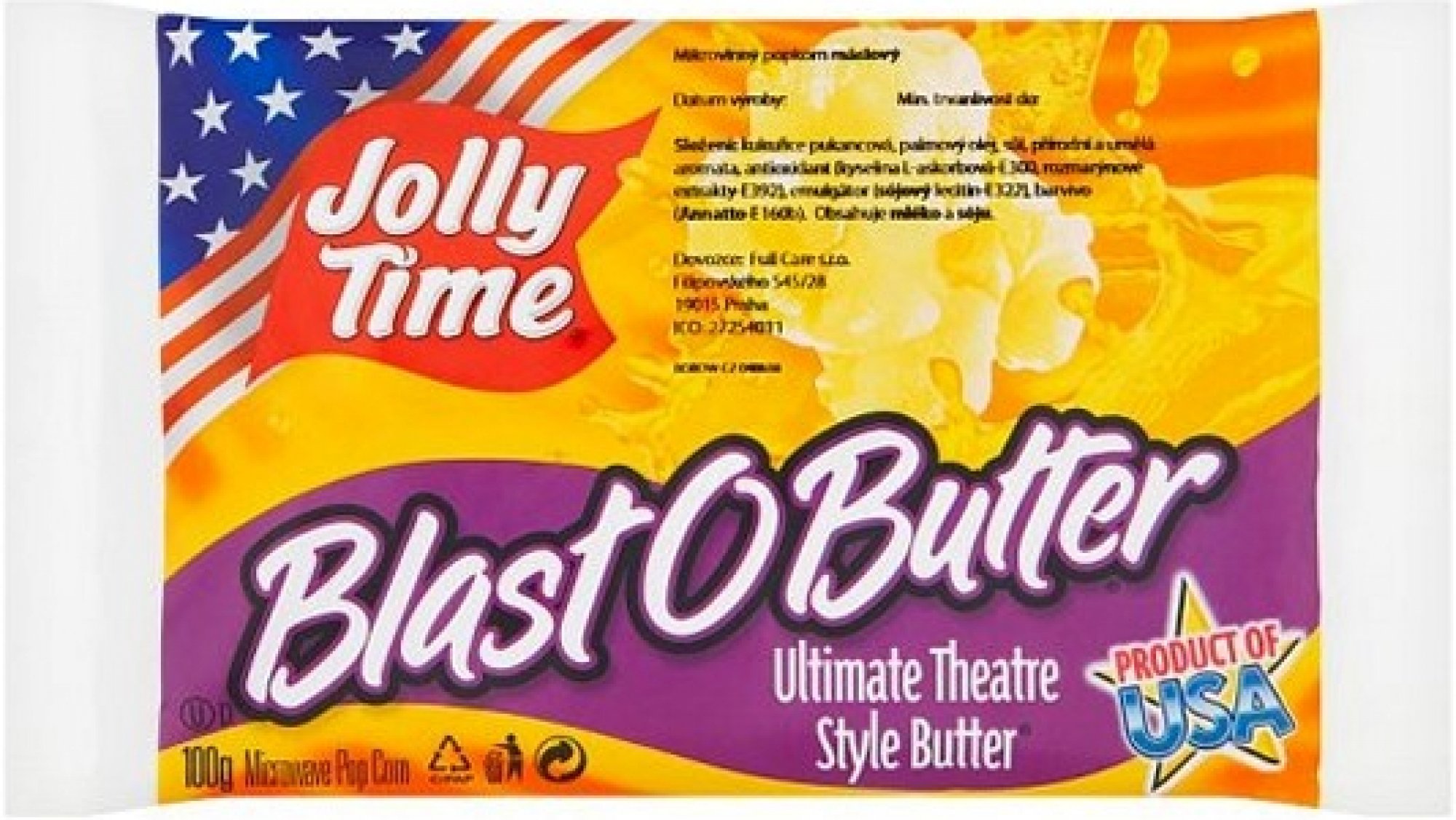 Jolly Time Popcorn Blast O Butter 100 g