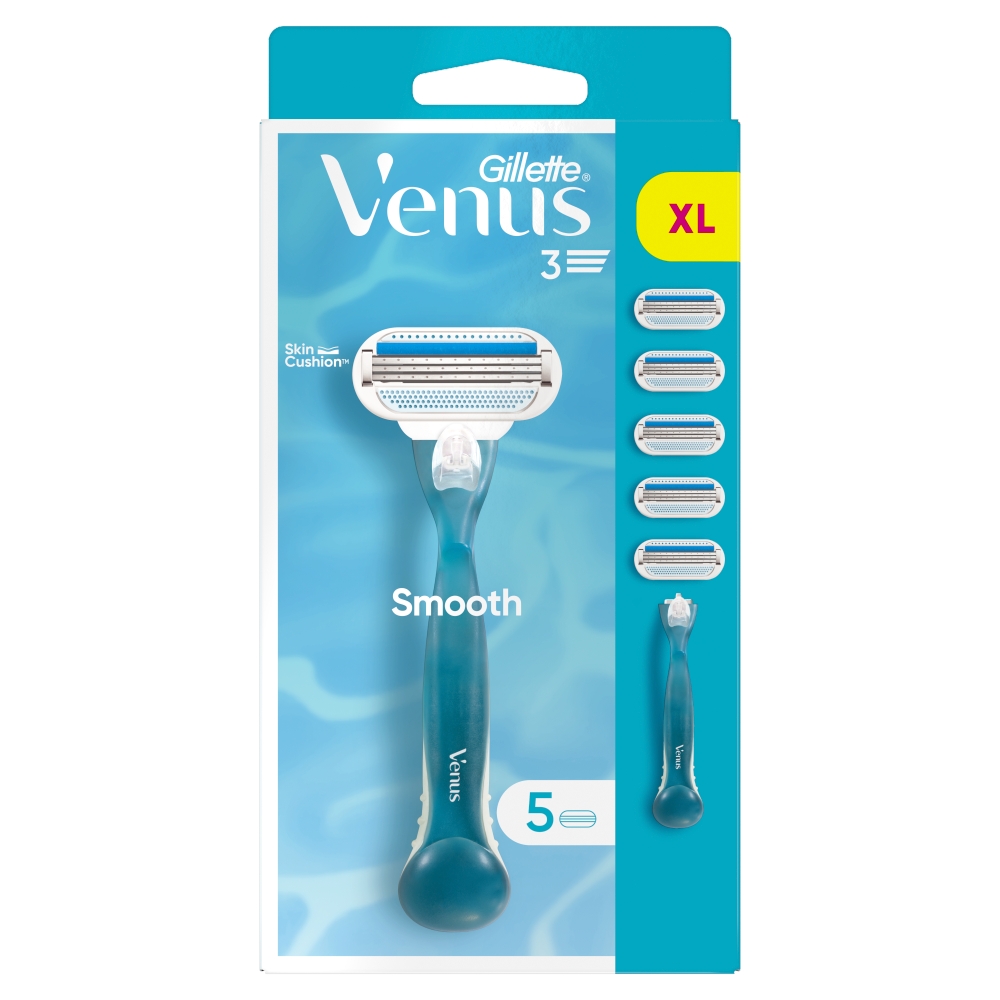 Dámský holicí strojek GILLETTE Venus Smooth Classic  hlavice 5 ks