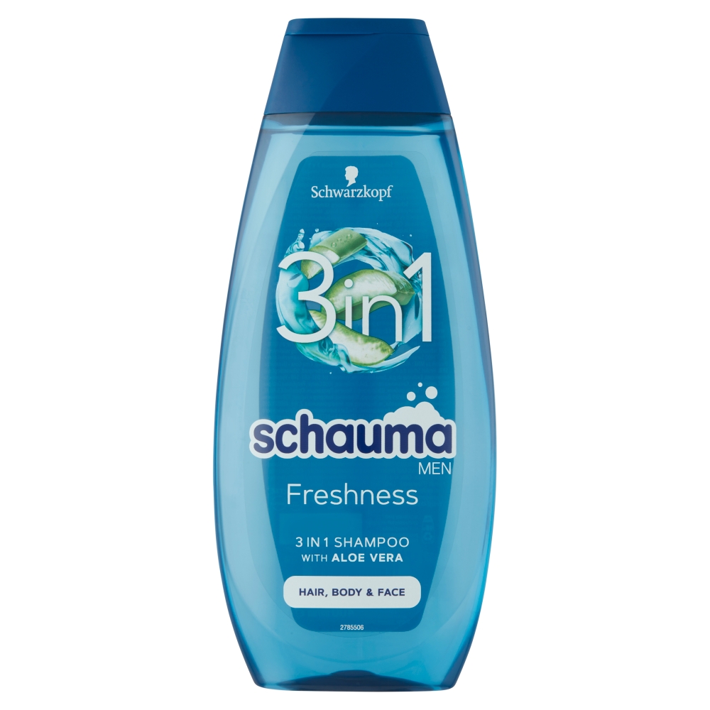 Levně Schauma Men šampon 3v1 Sea minerals aloe vera 400 ml