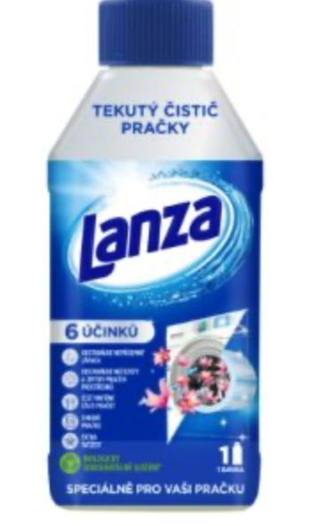 Čistič pračky Lanza - tekutý, 250 ml