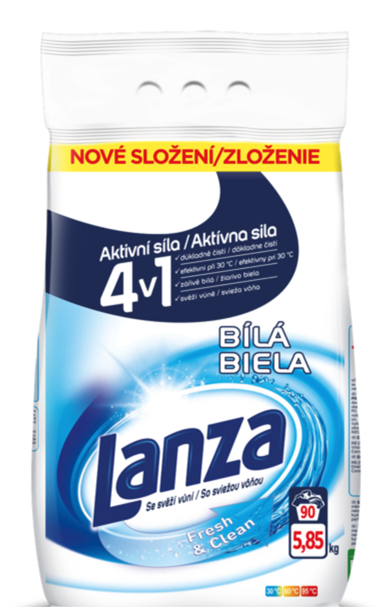 Lanza Fresh & Clean 4in1 Bílá 90 PD