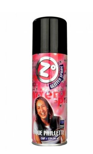 Glitter lak na vlasy Silver 125ml