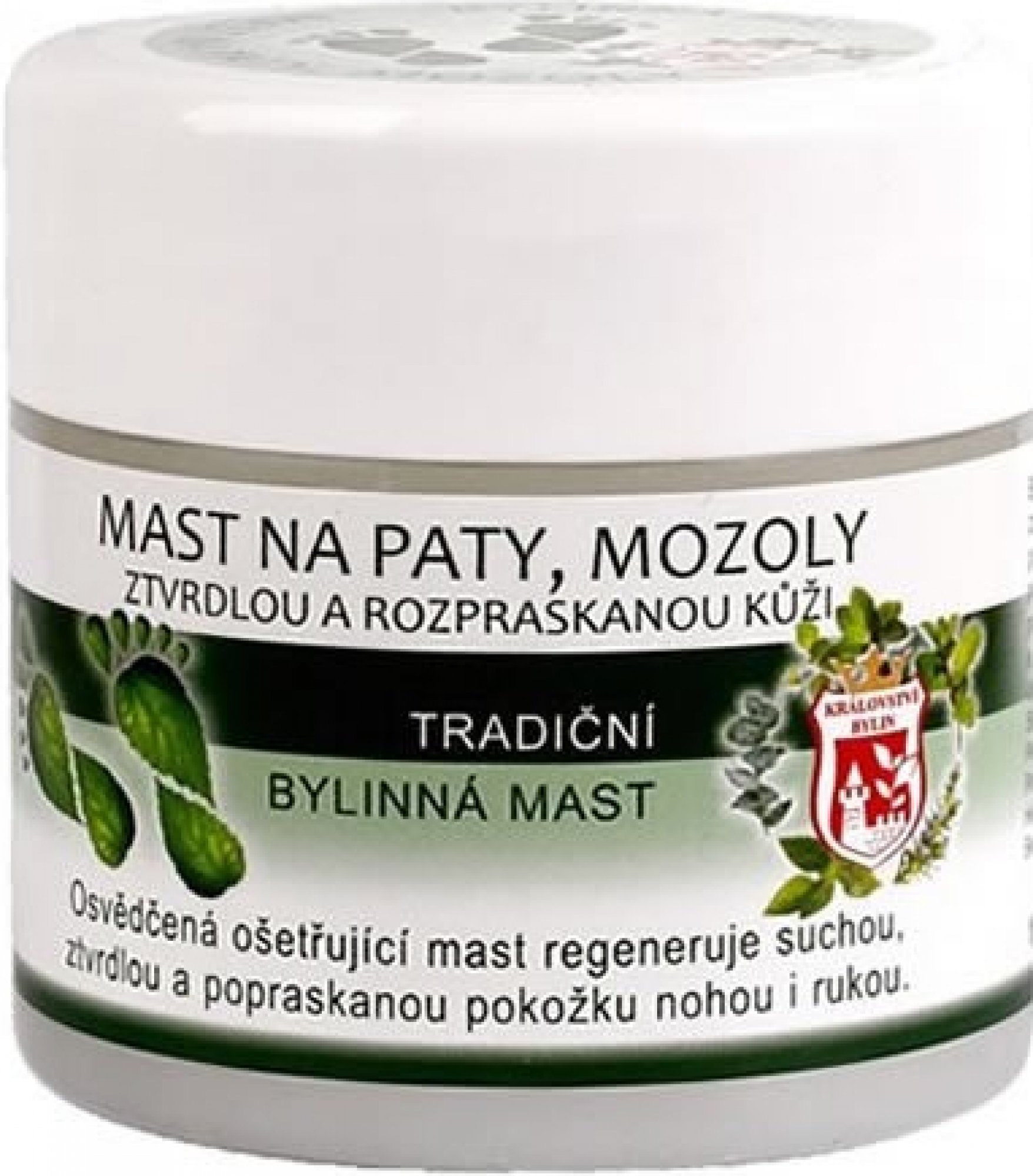 Království bylin Bylinná mast na paty a mozoly 150 ml