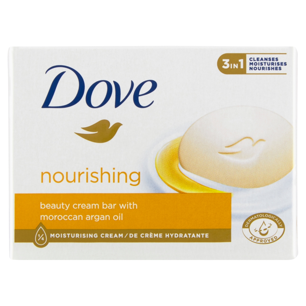 Levně Dove mýdlo Cream Argan oil 90g