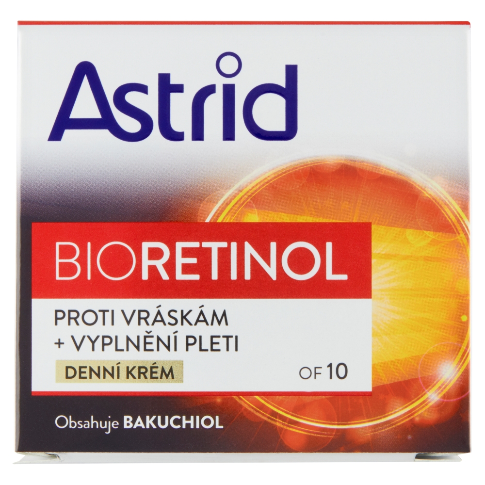 Levně Astrid Bioretinol denní krém proti vráskám vyplnění pleti OF 10 50 ml