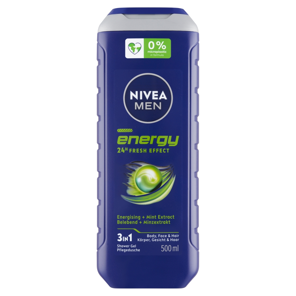 Levně Nivea Men Energy sprchový gel 500 ml