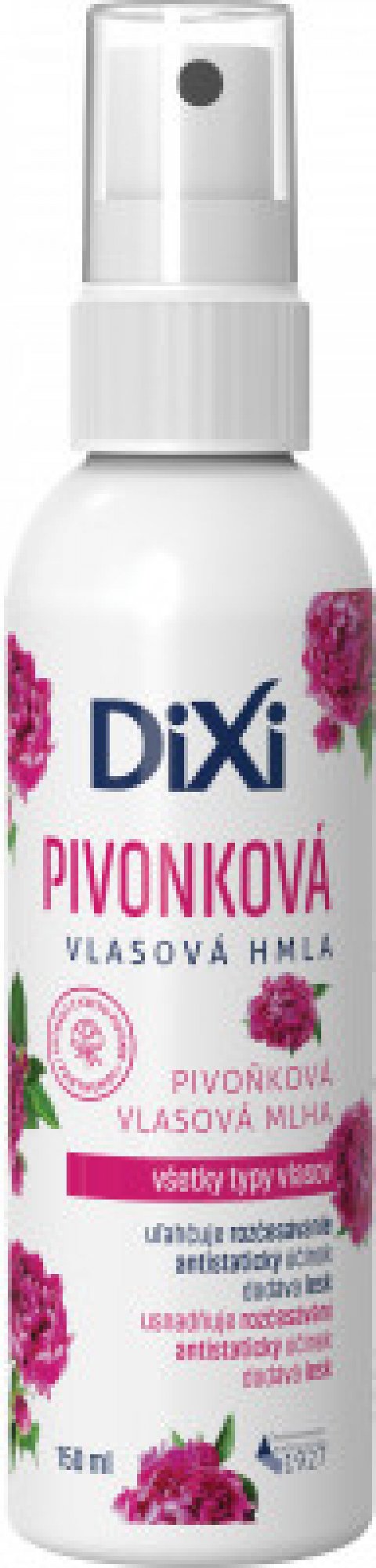 Dixi pivoňková vlasová mlha antistatická 150 ml