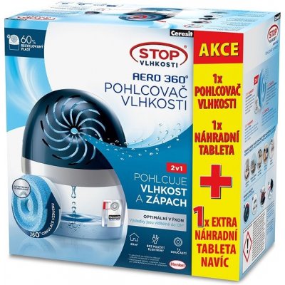 Ceresit Stop vlhkosti Aero 360° přístroj  2 tablety