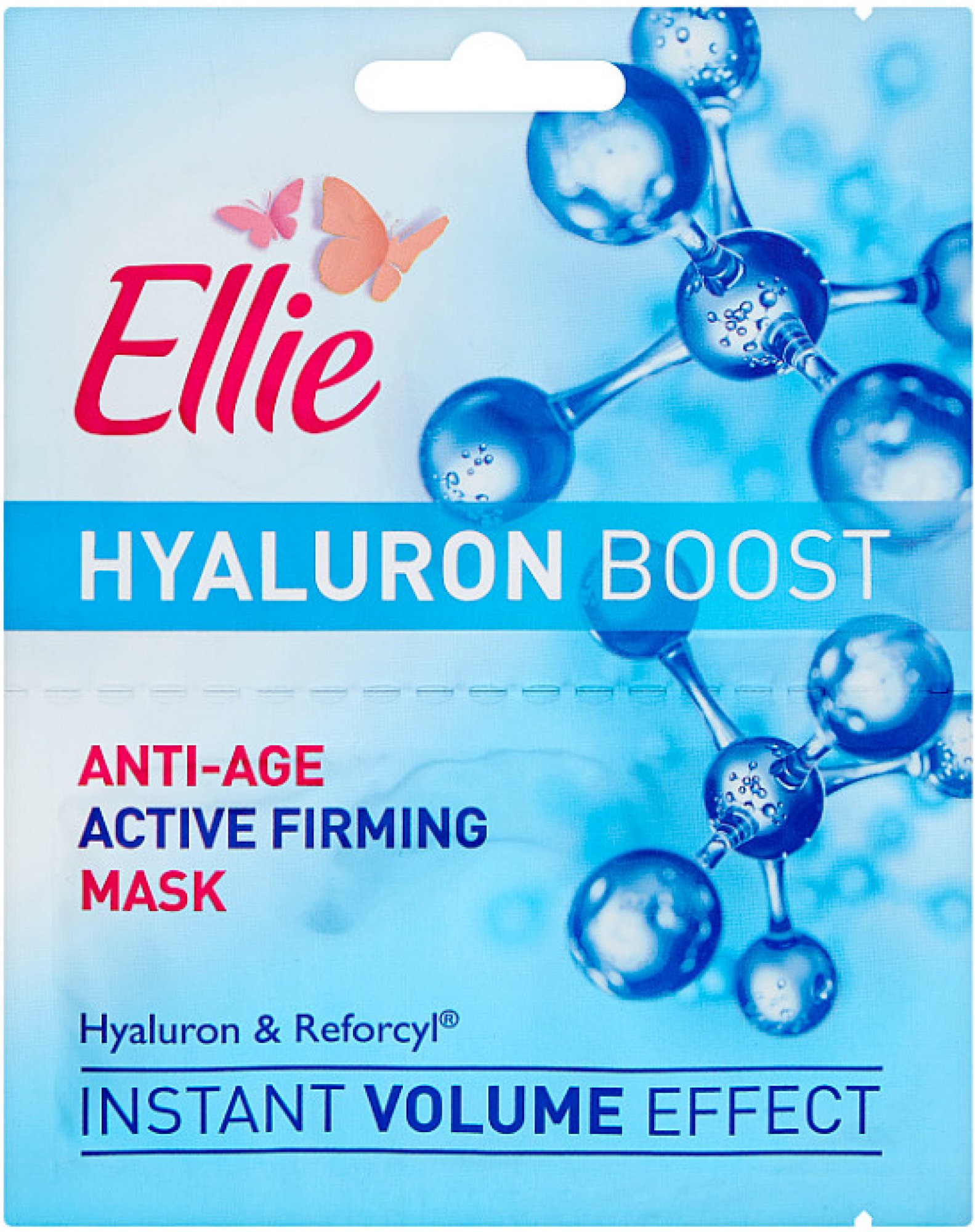 Ellie Hyaluron Boost Omlazující pleťová maska 2 x 8 ml