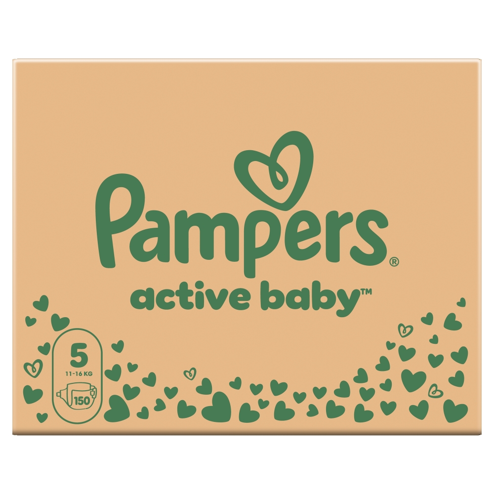 Levně Pampers Active Baby 5 150 ks