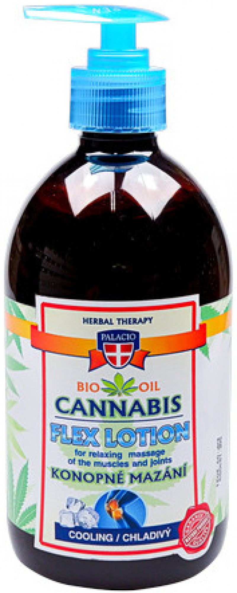 Palacio Konopné mazání s pumpičkou chladivé, 500 ml