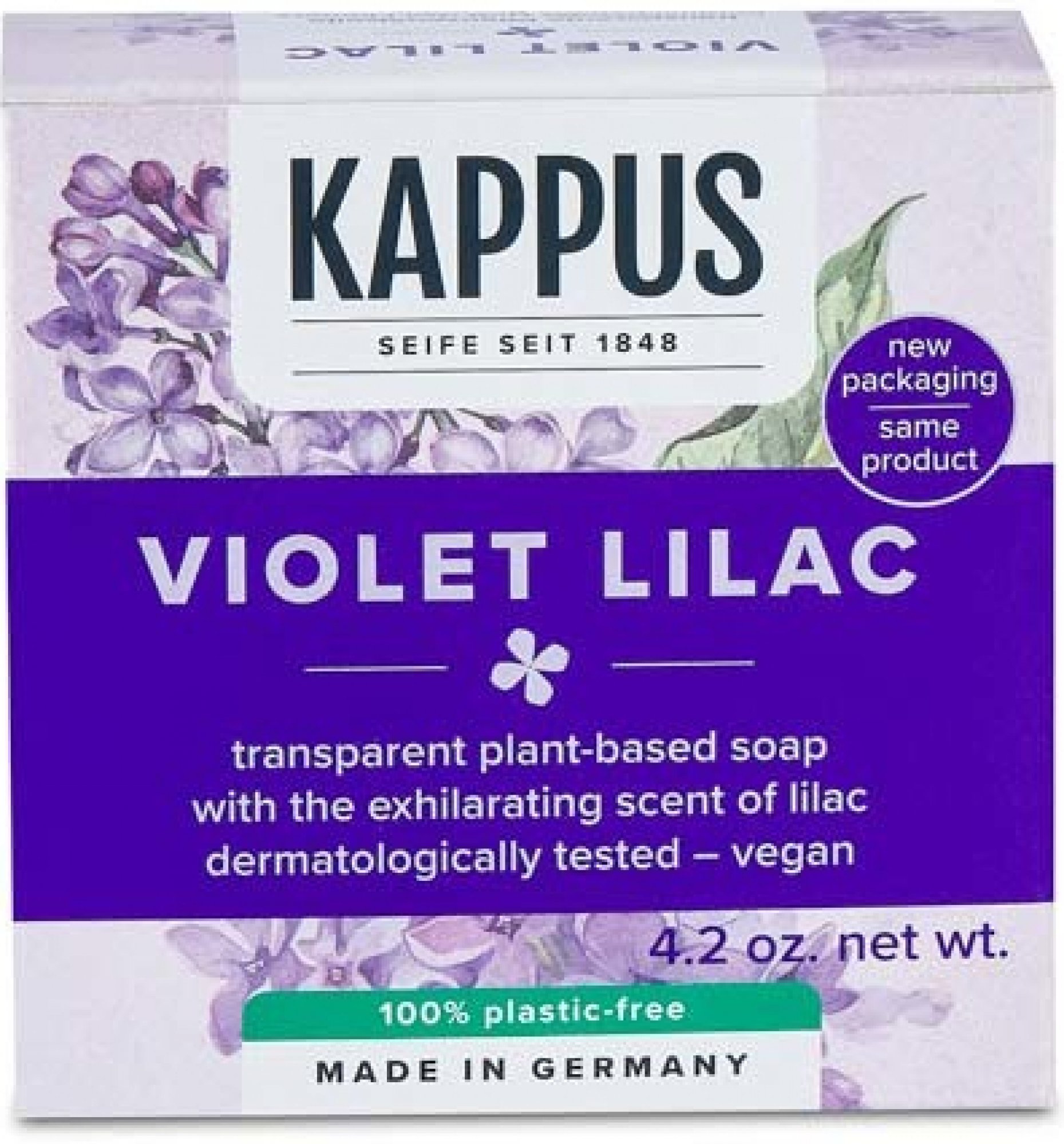 Kappus Violet Lilac luxusní mýdlo 125 g