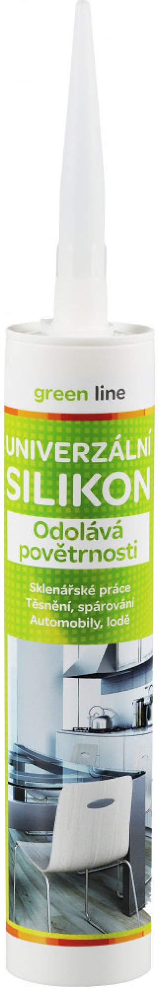 Den Braven Univerzální silikon Green line 280 ml transparentní