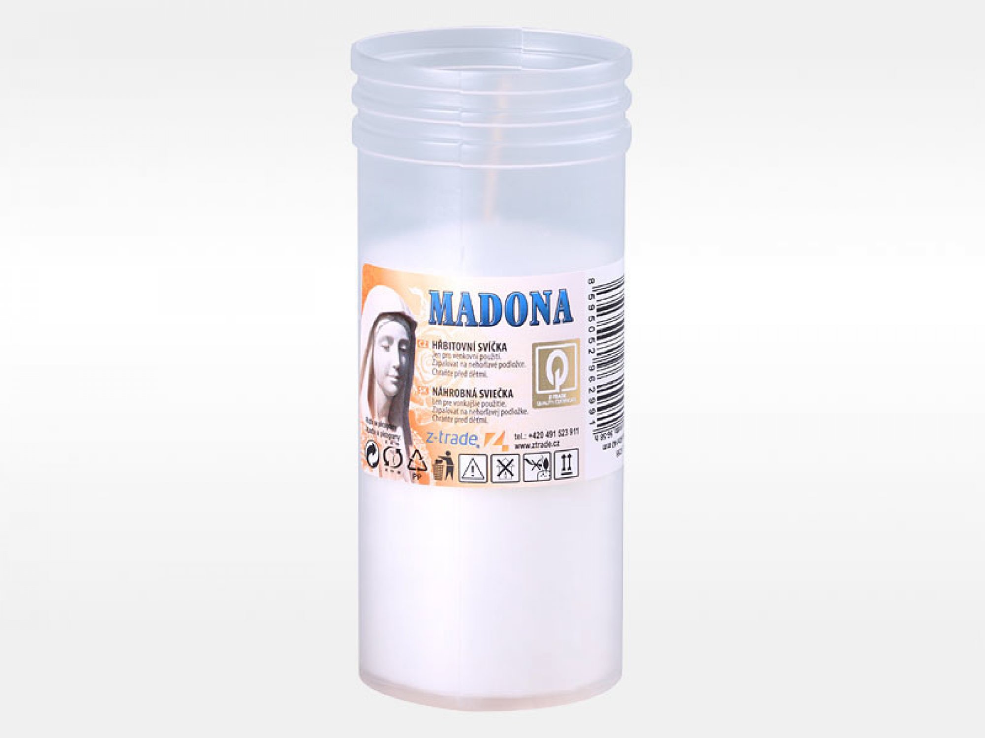 Levně Madona vklad svíčka 180g 2,5dne