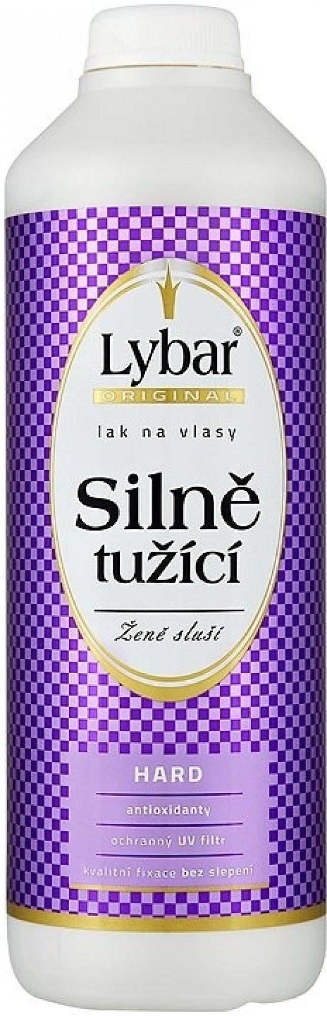 Lybar silně tužící lak na vlasy náhradní náplň 500 ml