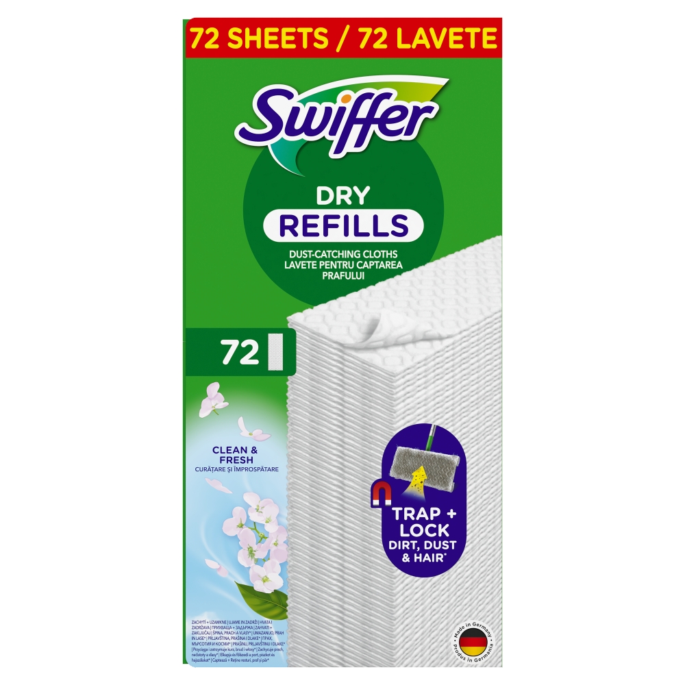 Swiffer Sweeper Dry čistící ubrousky 72 ks